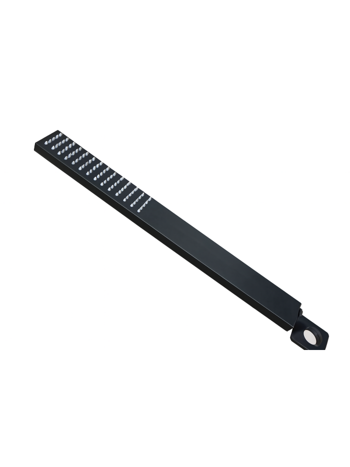 DUCHA RECTANGULAR DE 60 CM NEGRA