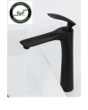 MEZCLADOR LAVAMANOS ALTO NEGRO 30 CM 1030AN