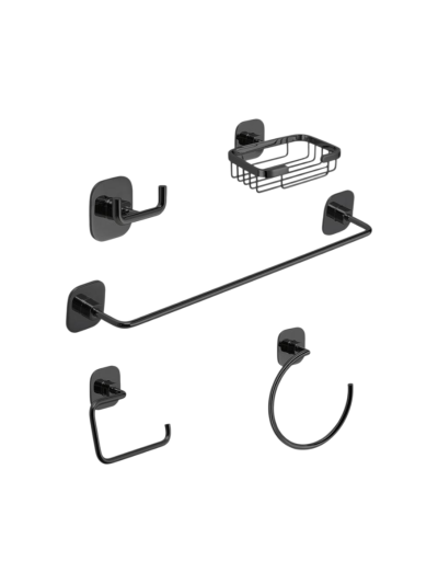 ACCESORIOS DE BAÑO 14200 NEGRO