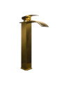 GRIFERIA MONOCONTROL ALTA CASCADA DORADA