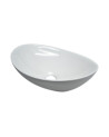 LAVAMANOS CANOA CERAMICA BLANCA 36X30x12cm