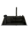 LAVAPLATOS SMART BRERA 75X45X22 ACERO 304 BLACK