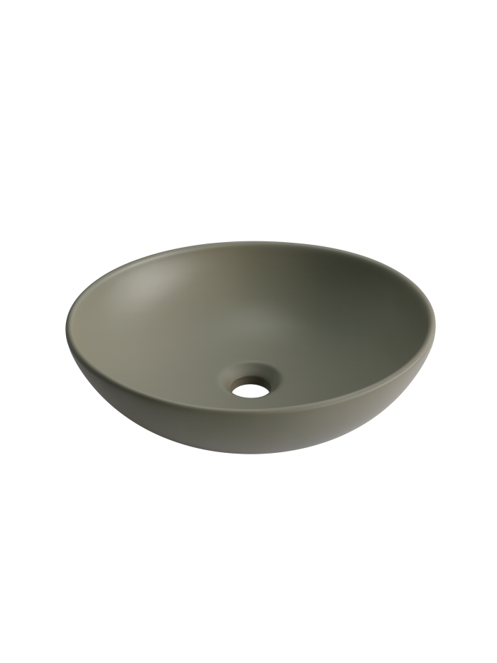 LAVAMANOS CERAMICA GRIS 43X35X17CM