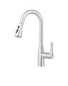MEZCLADOR LAVAPLATOS CROMADO MANGUERA EXTRAIBLE TC-03C