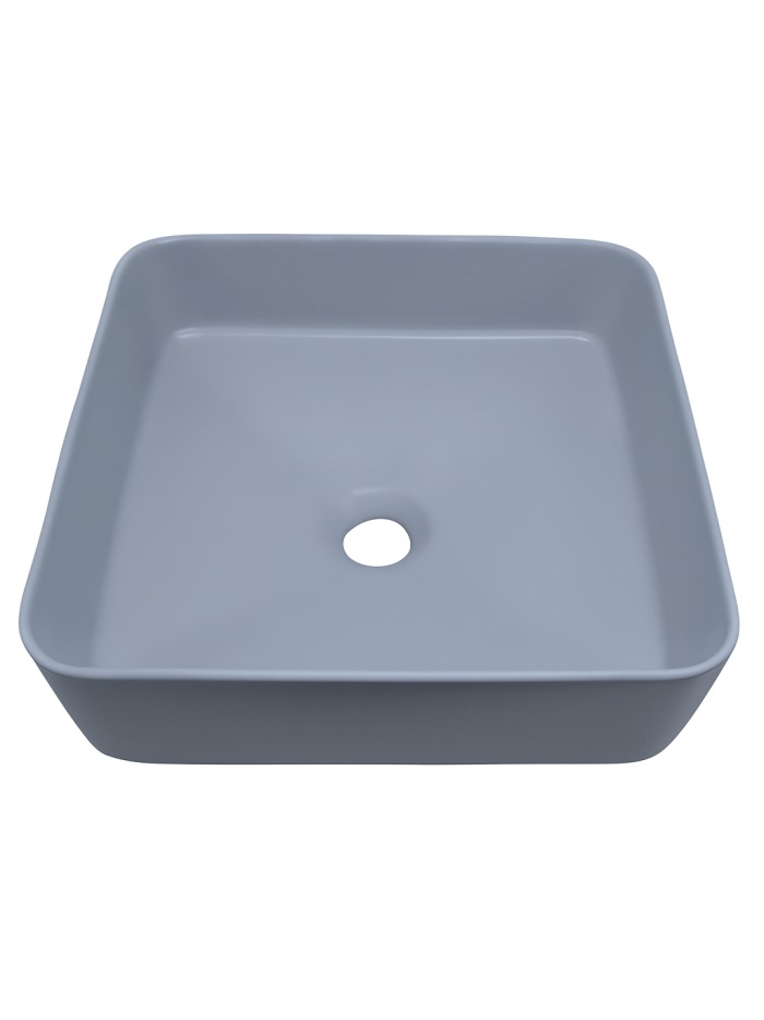 LAVAMANOS GRIS CUADRADO 38x38x12cm