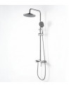 COLUMNA DUCHA LUSSO NICKEL TEXTURIZADO