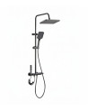 COLUMNA DUCHA GIUZTI NEGRO MATE+ GRIS CONCRETO