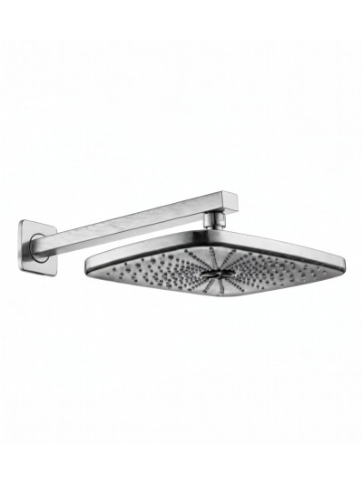 RGADERA RECTANGULAR 10" NIQUEL CEPILLADO