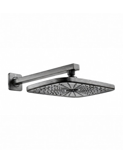 REGADERA RECTANGULAR 10" GRIS CONCRETO