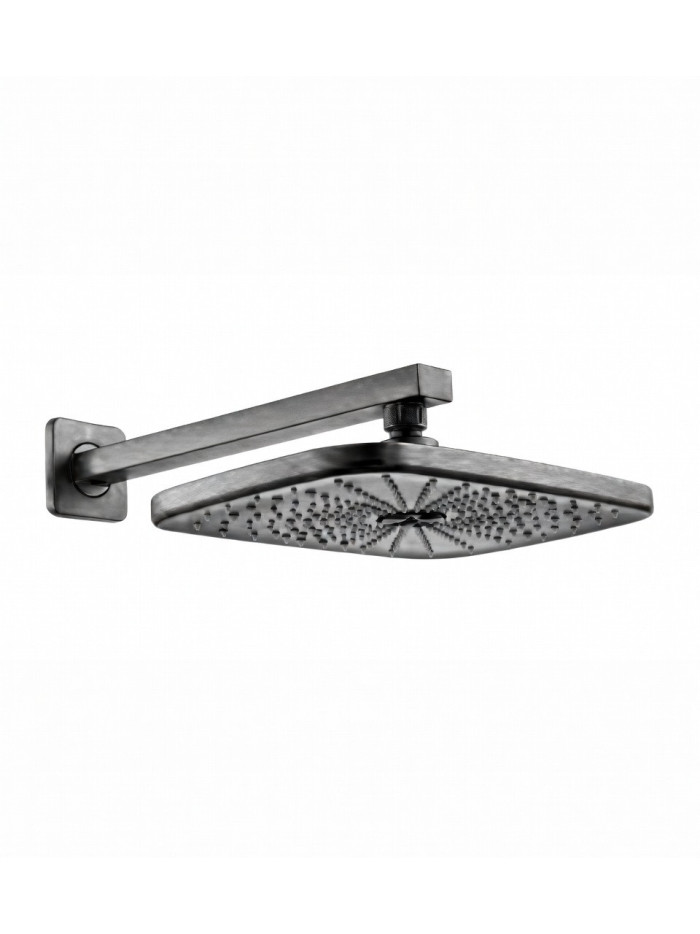 REGADERA RECTANGULAR 10" GRIS CONCRETO