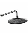 REGADERA REDONDA SPACCO 10" GRIS CONCRETO