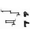 MONOCONTROL DE MURO PLEGABLE NEGRO MATE