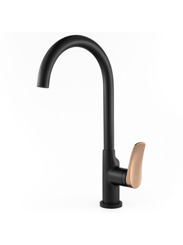 MONOCONTROL COCINA VOLARE NEGRO MATE+ ORO ROSA TEXTURIZADO