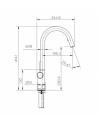 MONOCONTROL COCINA SOTTILE GRIS CONCRETO