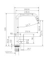 MONOCONTROL COCINA POSTO NEGRO MATE
