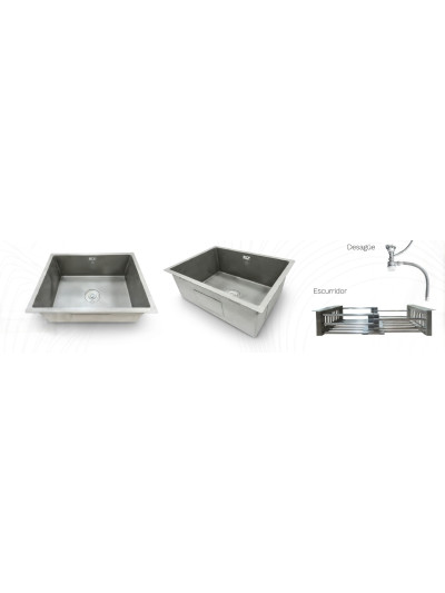 LAVAPLATOS 60X45 GRIS NANO