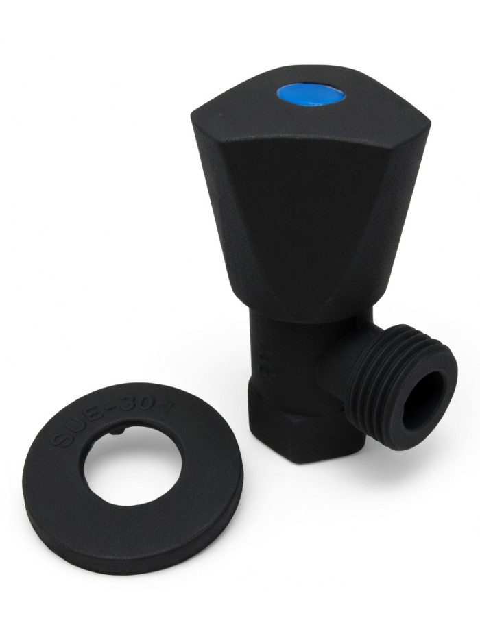 LLAVE DE REGULACION NEGRA 1/2