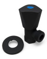 LLAVE DE REGULACION NEGRA 1/2