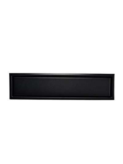 REJULLA INVISIBLE NEGRA 40X10