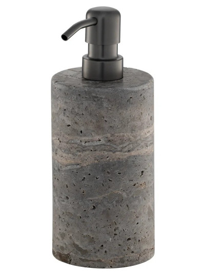 DISPENSADOR DE JABON LIQUIDO SOBREPONER PIEDRA NATURAL GRIS GRAFITO