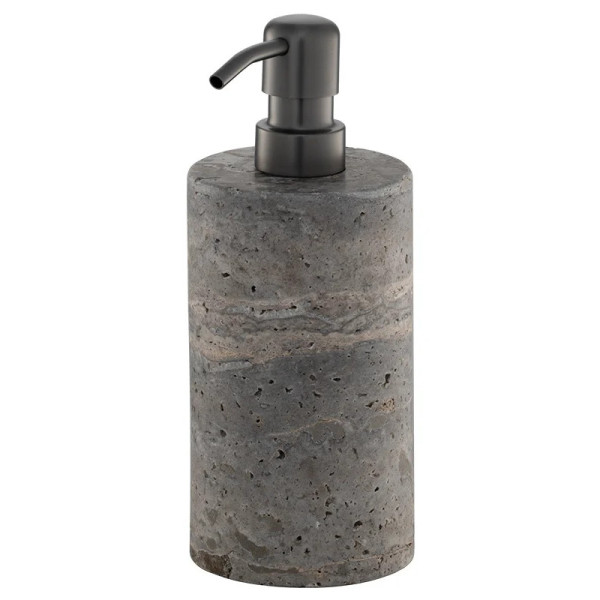 DISPENSADOR DE JABON LIQUIDO SOBREPONER PIEDRA NATURAL GRIS GRAFITO