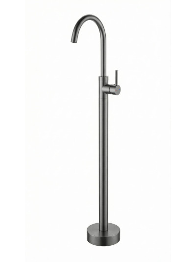 GRIFERIA DE PISO GUN METAL GRAFITO GREY
