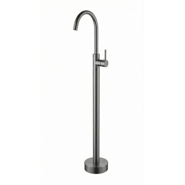 GRIFERIA DE PISO GUN METAL GRAFITO GREY