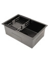 LAVAPLATOS 60x40x22CM ACERO SUS304 NEGRO