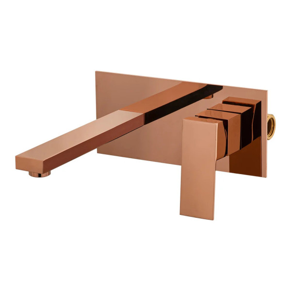 MEZCLADOR DE MURO CUADRADO ROSE GOLD