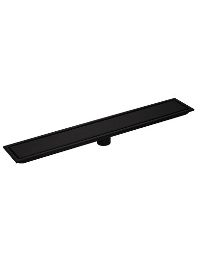 REJILLA DE PISO INVISIBLE DE 60CMS NEGRA