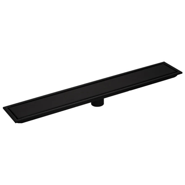 REJILLA DE PISO INVISIBLE DE 60CMS NEGRA