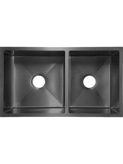 LAVAPLATOS 78X45X21 ACERO 304 NEGRO MATE