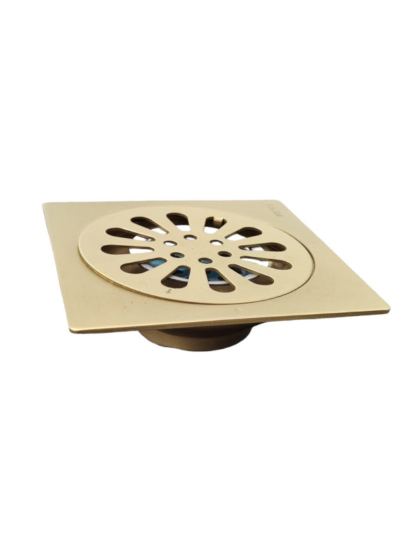 REJILLA DE PISO BRUSHED GOLD