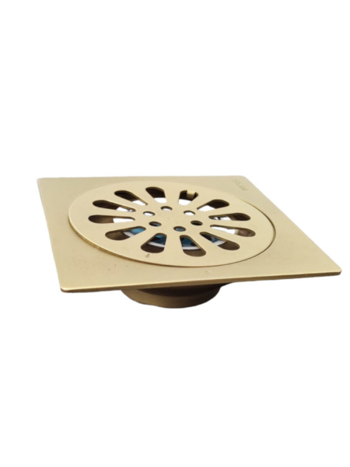 REJILLA DE PISO BRUSHED GOLD