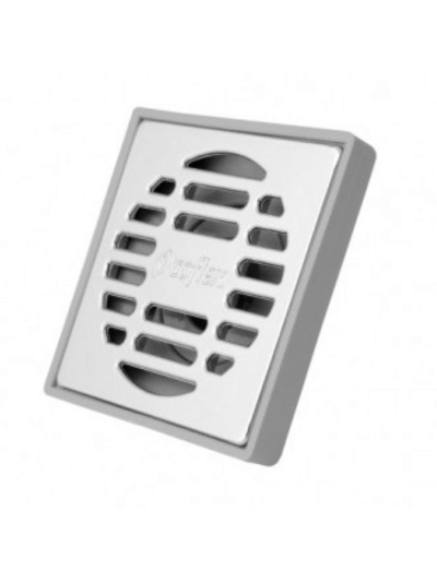 COLADERA CUADRADA ABS CON REJILLA CROMADA ABS