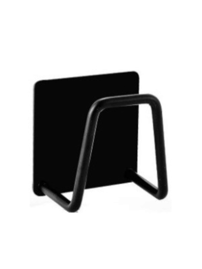 SOPORTE PARA ESPONJA DE COCINA NEGRO MATE