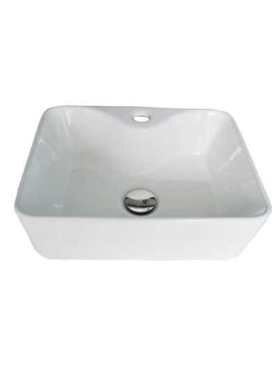 LAVAMANOS CERAMICA SOBREPONER 31X41X14 cms