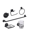 ACCESORIOS DE BAÑO BELGICA NEGRA