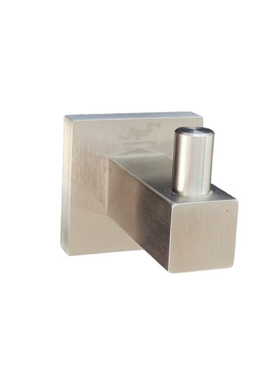 PERCHERO CUADRADO ACERO INOX.
