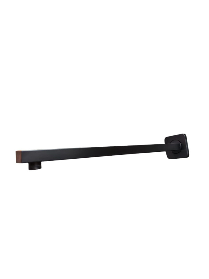 BRAZO DE DUCHA DE 30CM NEGRO MATE